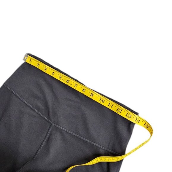 Lululemon Groove Super-High-Rise Crop 23" Black Nulu Flared Leg Yoga Size 10 - Picture 5 of 11